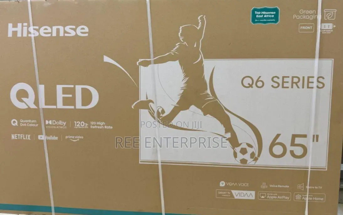 RESTOCKED HISENSE  65QLED Q6 Smart TV Now Available