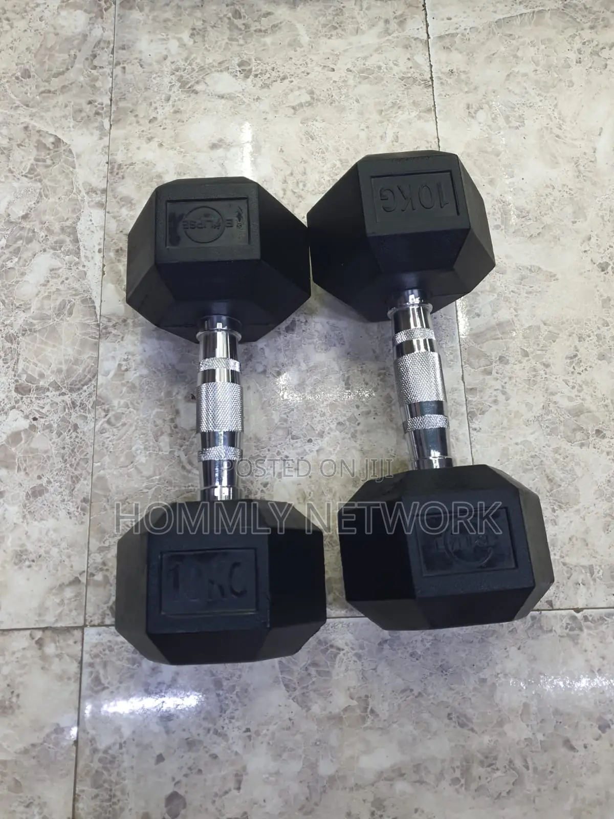 10kg Hexagon Dumbbells Pair