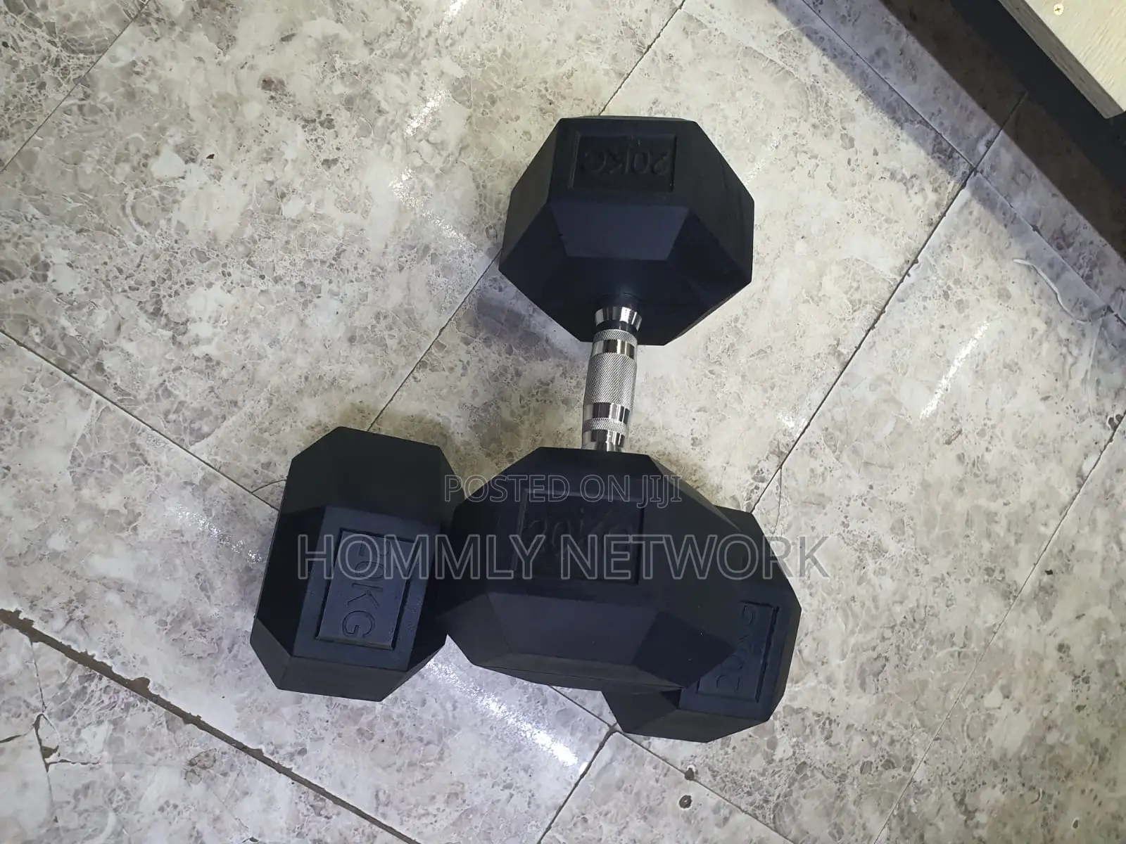 20kg Hex Dumbbells Pair
