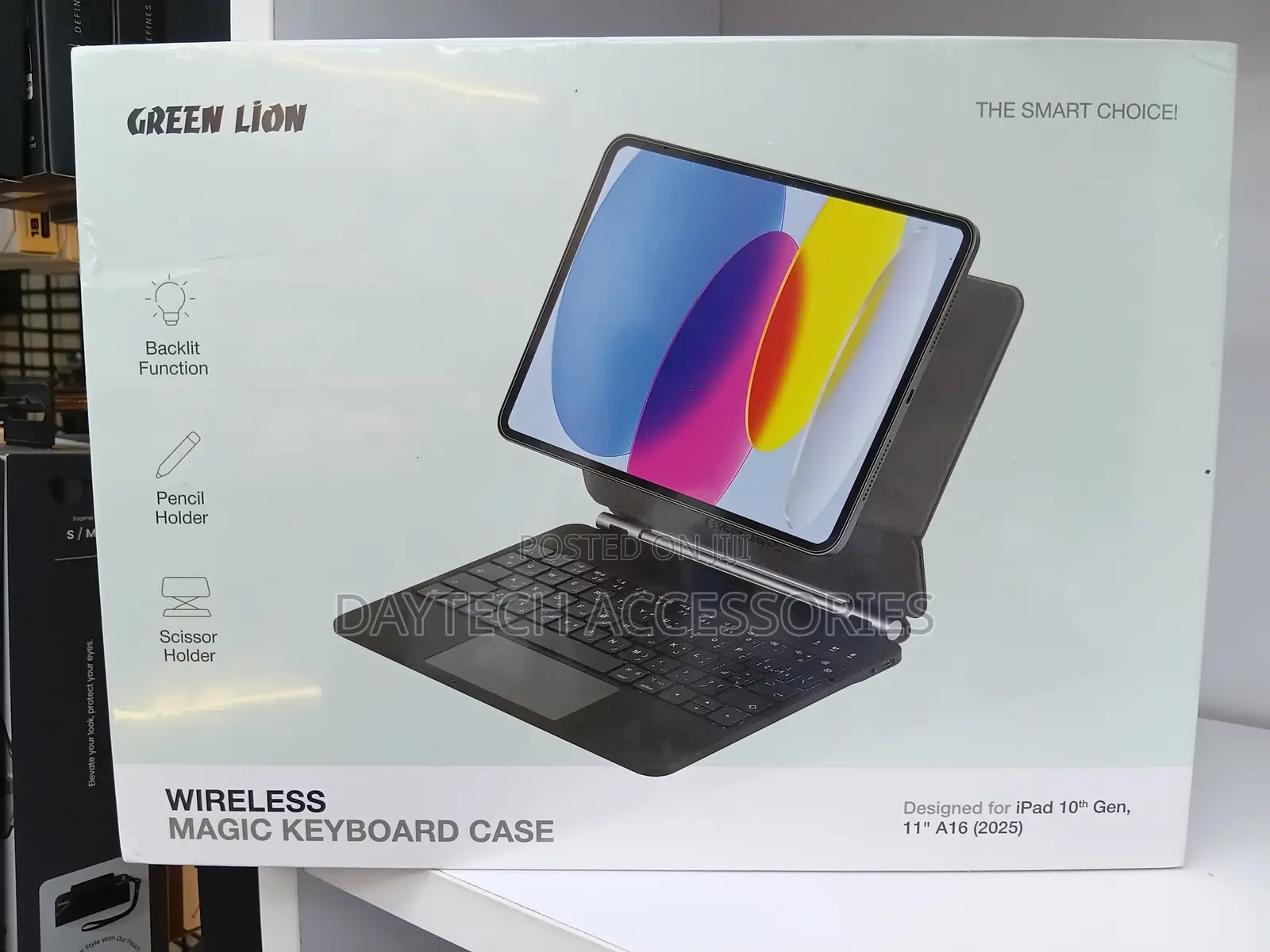 Green Lion Wireless Magic Keyboard Case for iPad 10th Gen 11" A16 2025