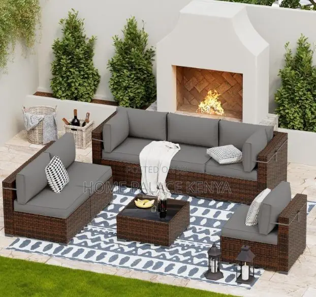 Rattan Set; Luxury Outdoor Rattan Furniture Set for Patio