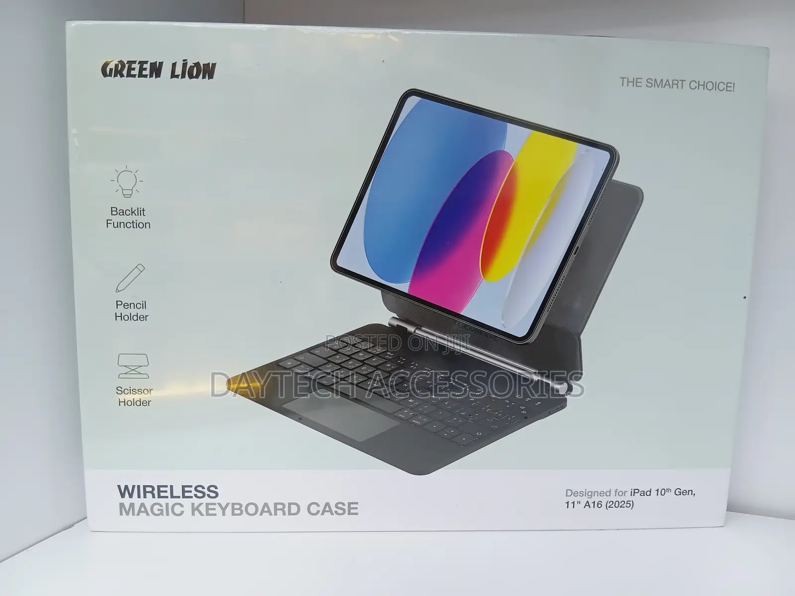 Keyboard Case for iPad A16 11" (2025) & iPad 10.9" (10th Gen 2022)