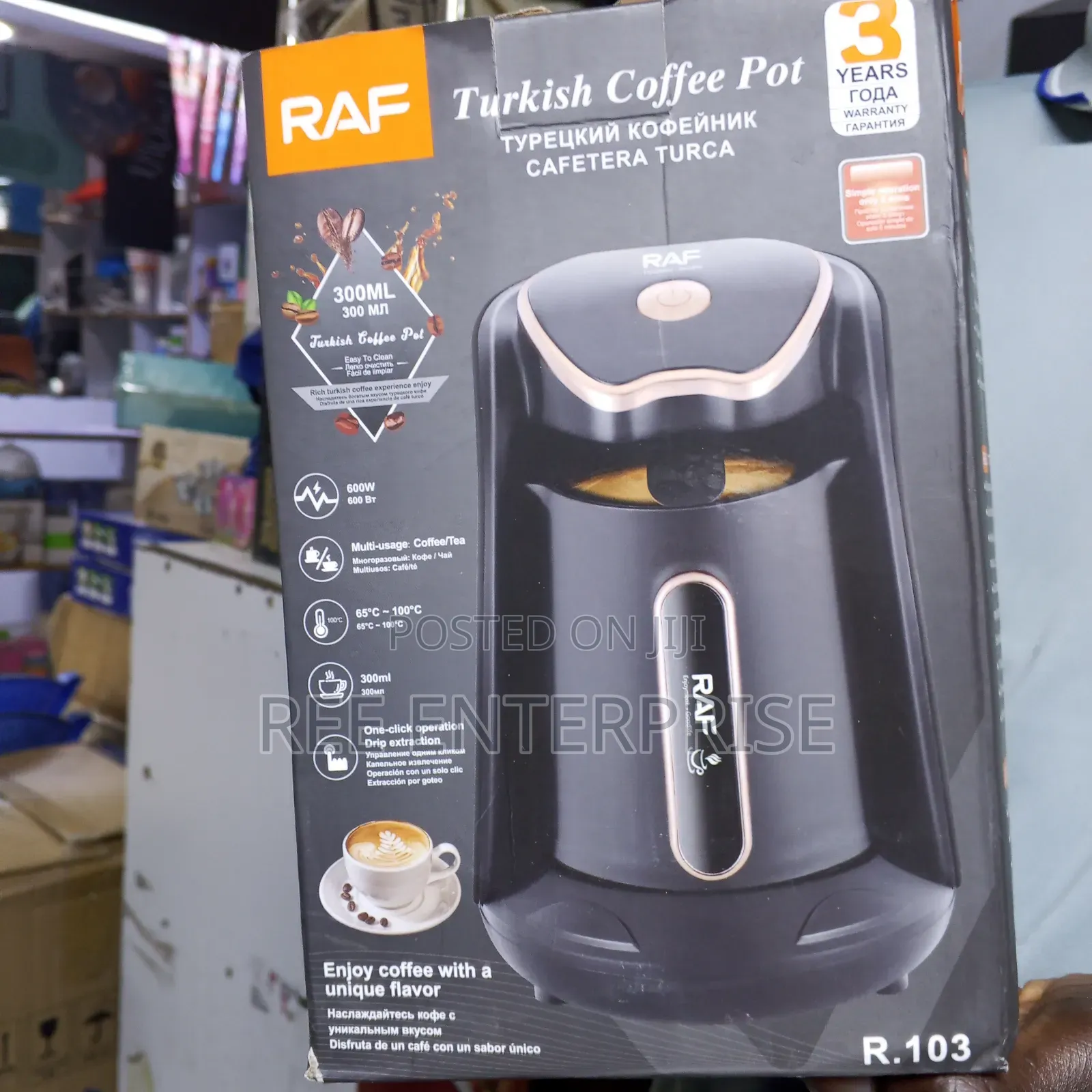 Raf Coffee  Pot 300ml  600watts Now Available