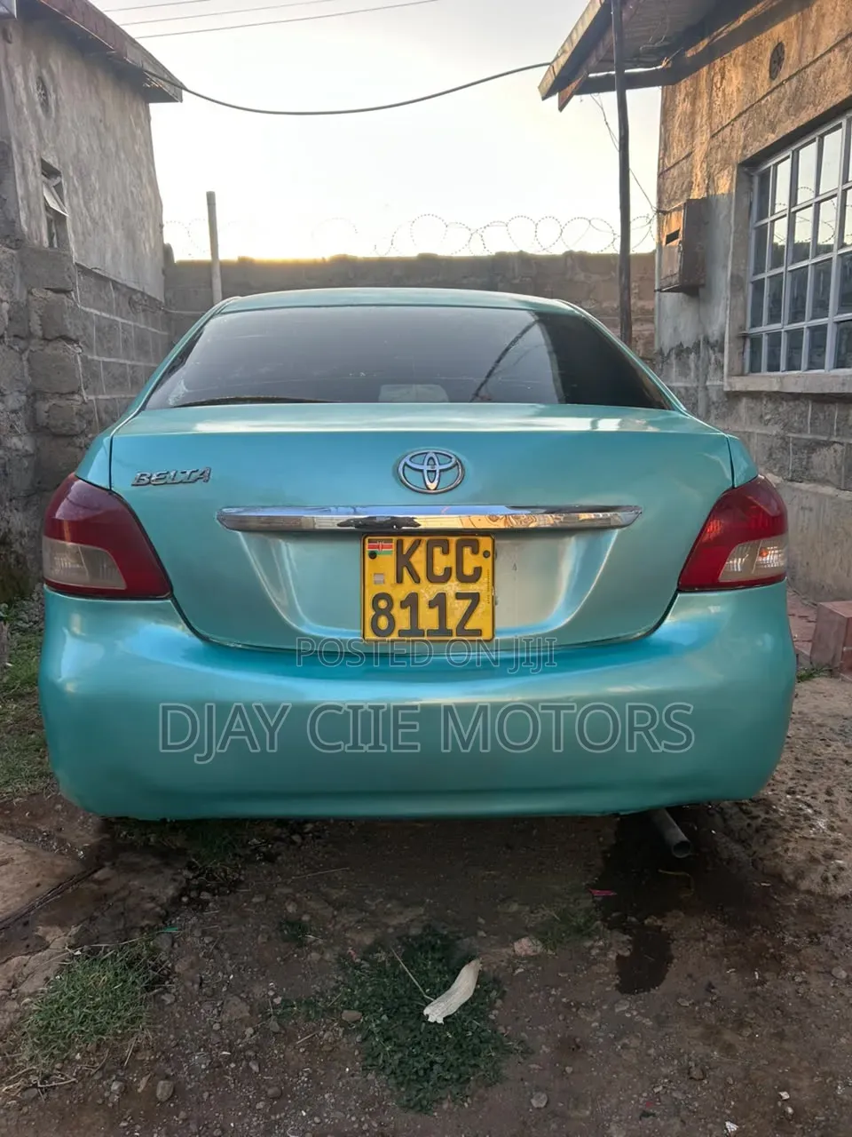 Toyota Belta 2008 Blue