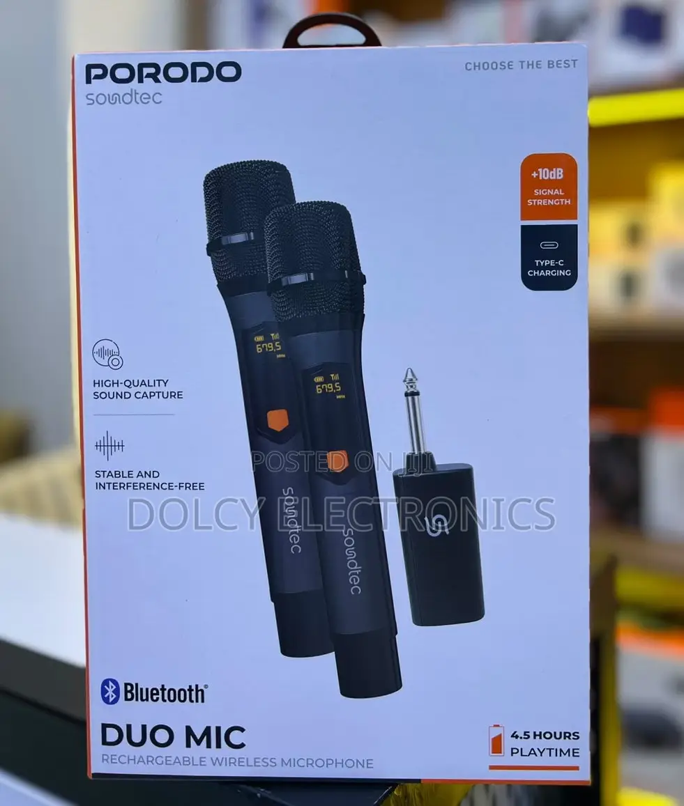 Porodo Duo Mic