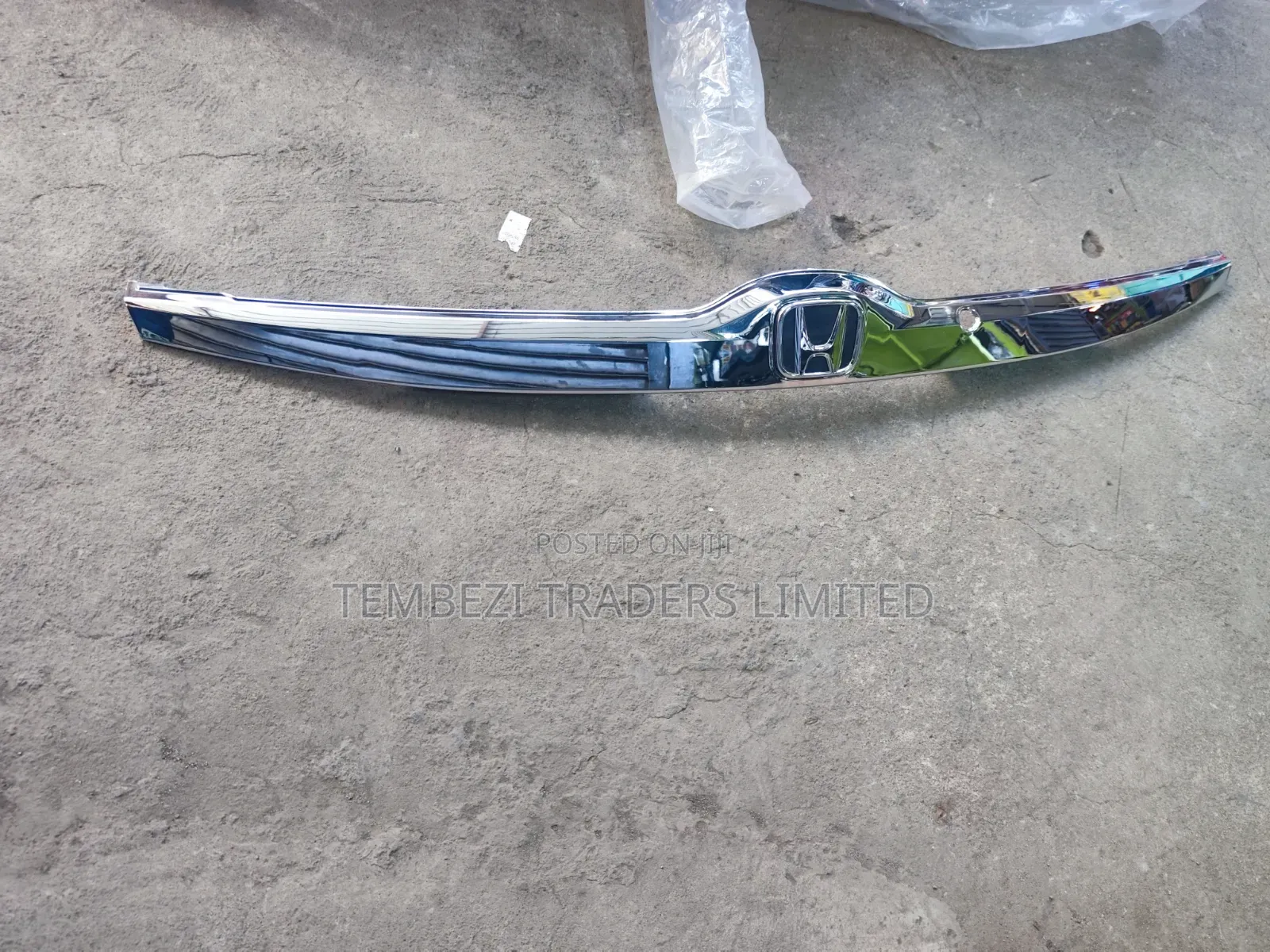 Original Honda Fit 2011 Chrome Rear Tailgate Trim Grille
