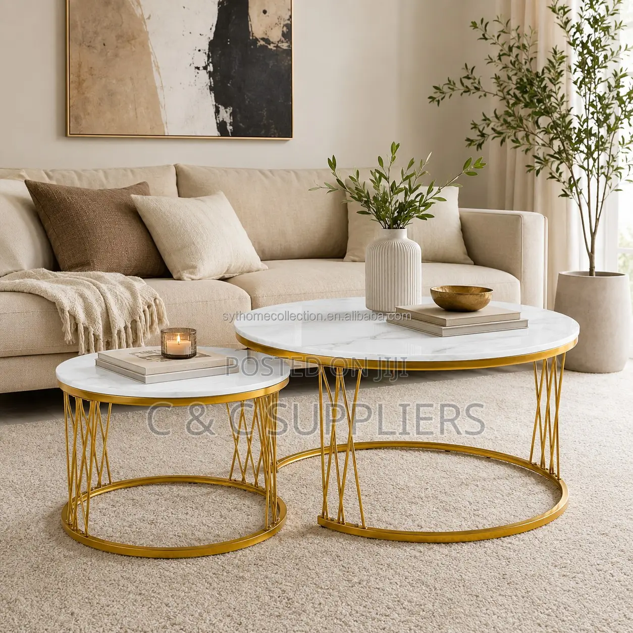 Modern Home Office Coffee Table-Set
