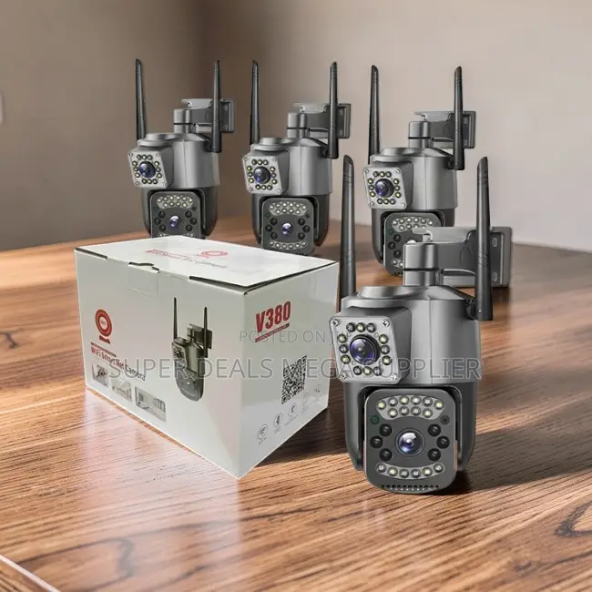 2 Lenses Cameras Supplier Prices 4G WIFI PTZ Rotating Electric Camera