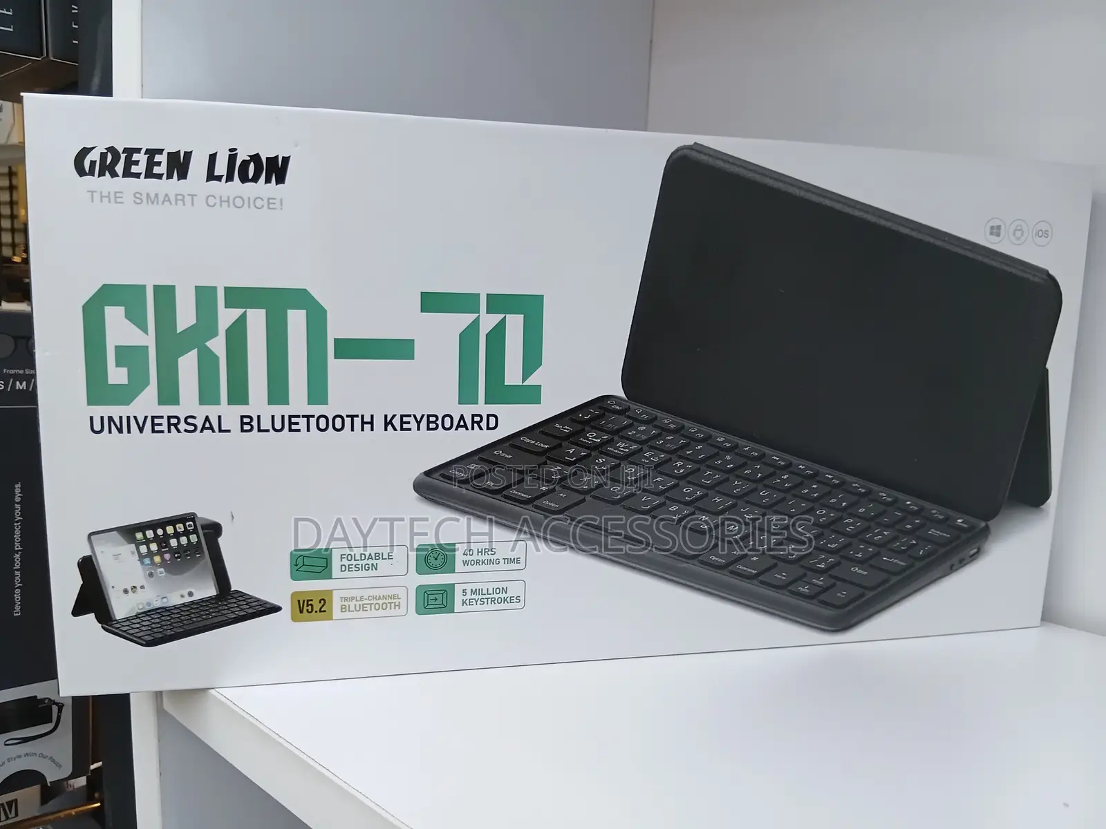The Green Lion GKM-70 Universal Bluetooth Keyboard Bluetooth V5.2.