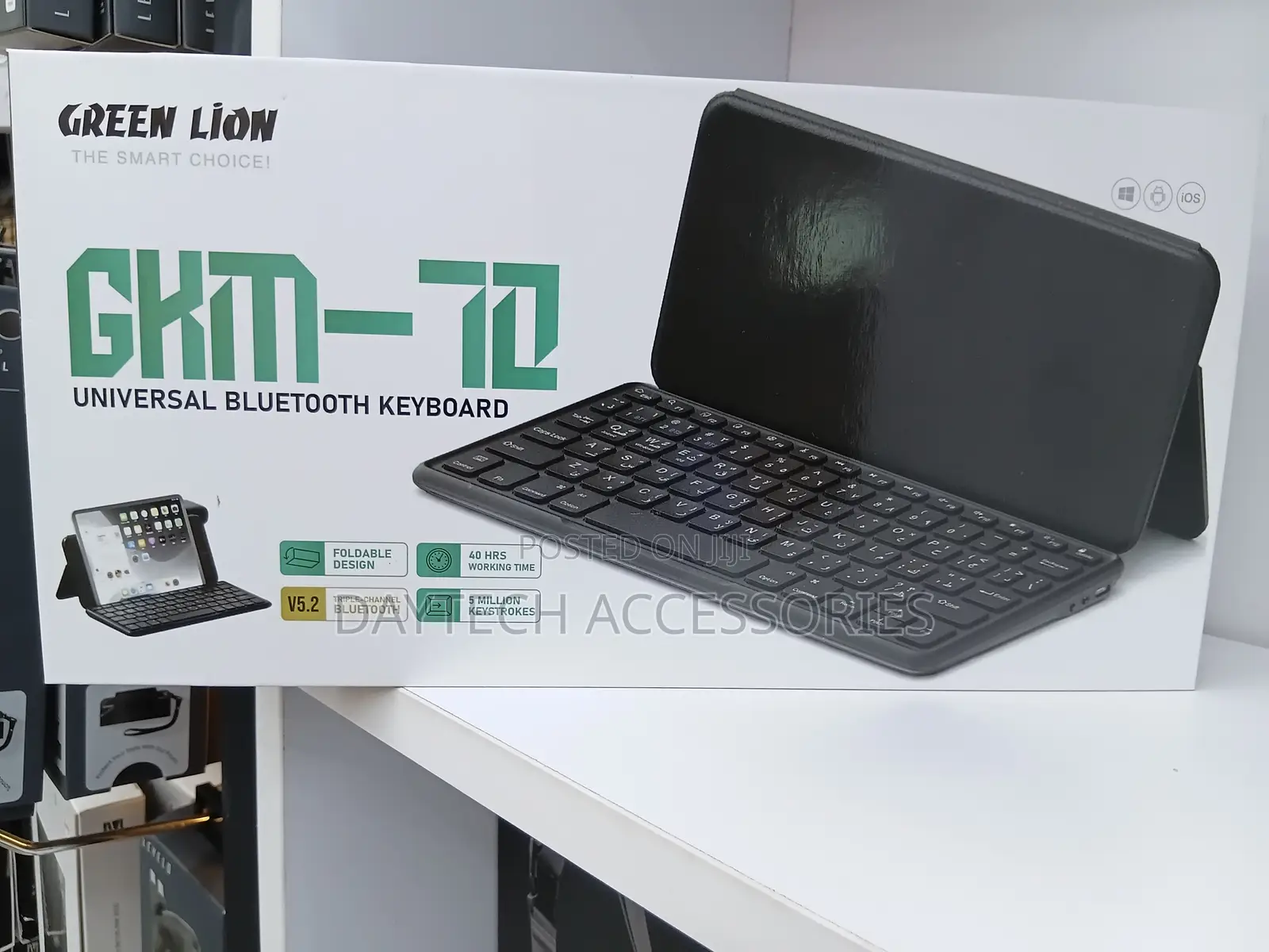 The Green Lion GKM-70 Universal Bluetooth Keyboard Bluetooth V5.2.
