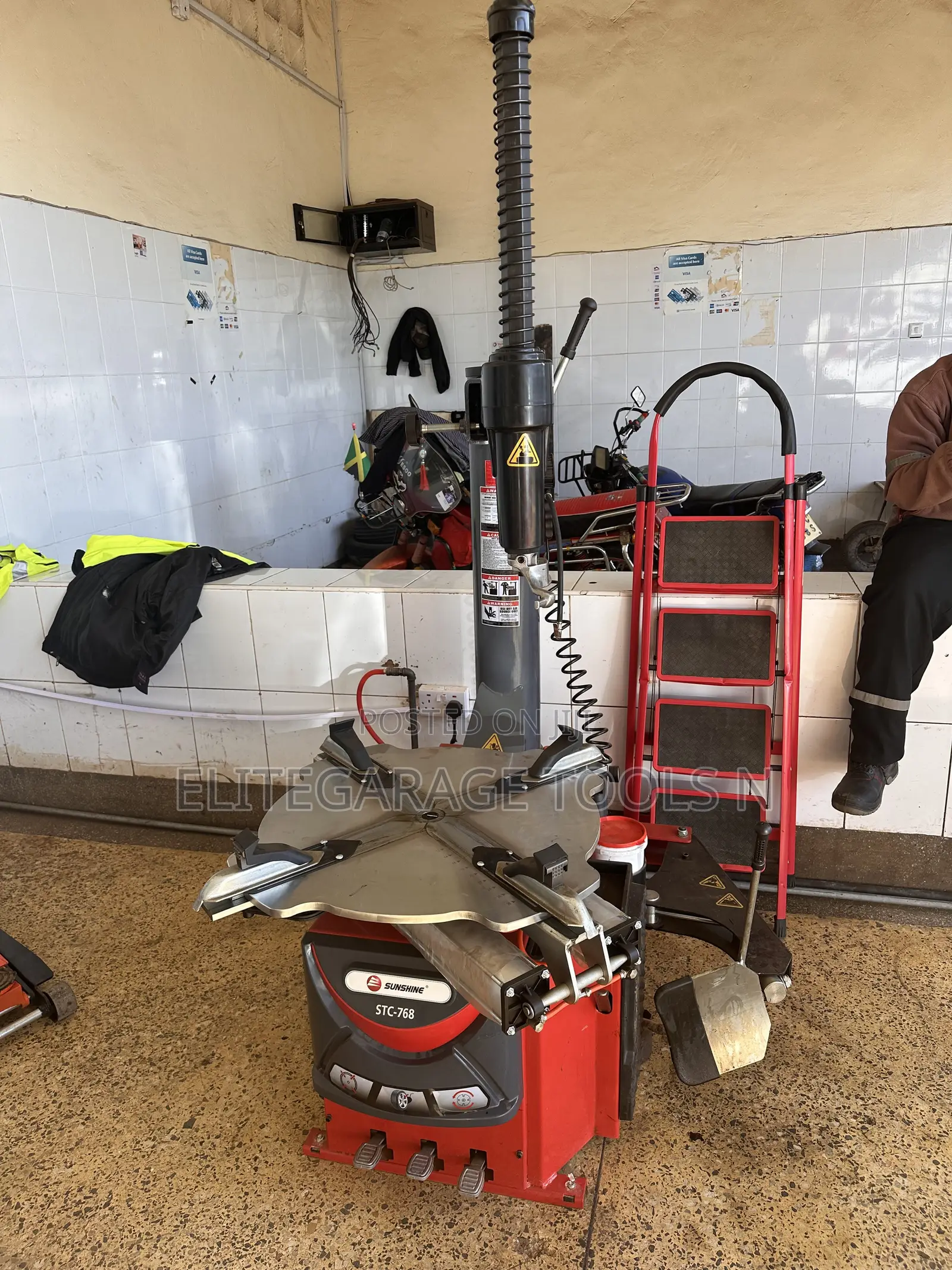 Heavy Duty Commercial Sunshine Italy Tyre Changer