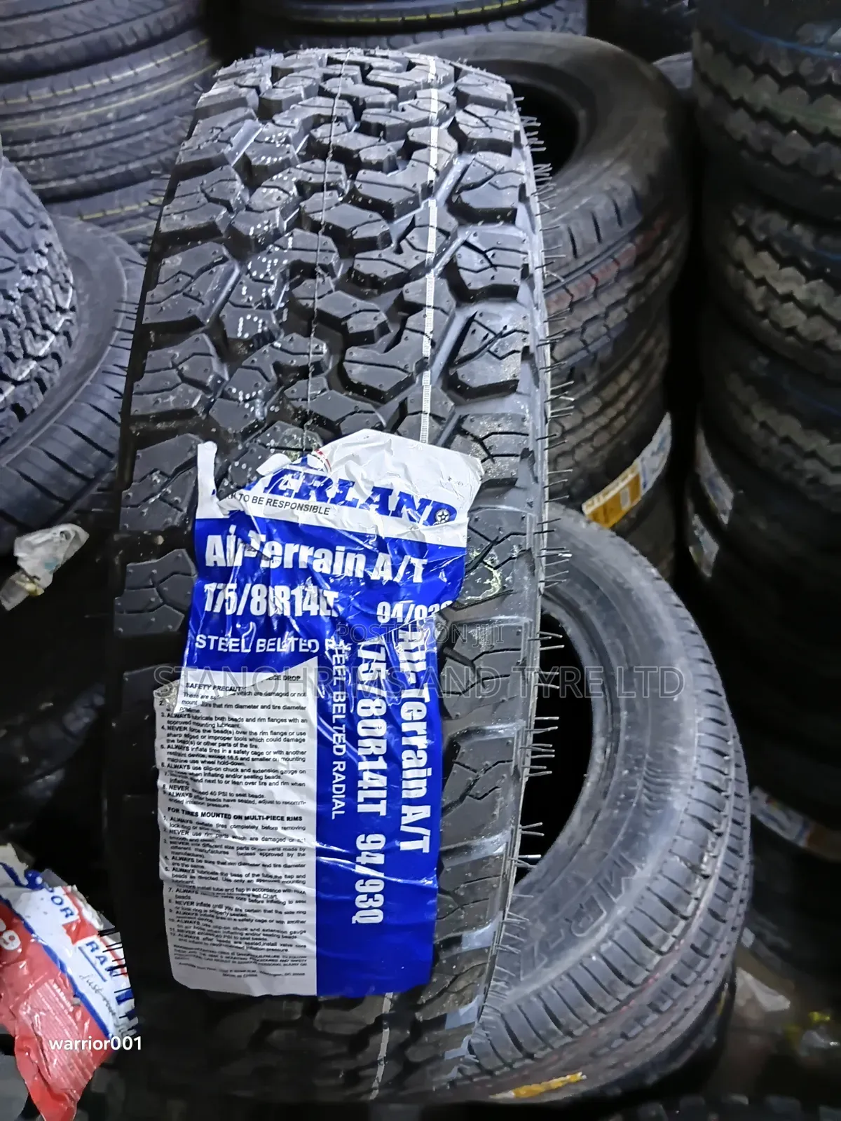 175/80/14 a/T Everland Tyres