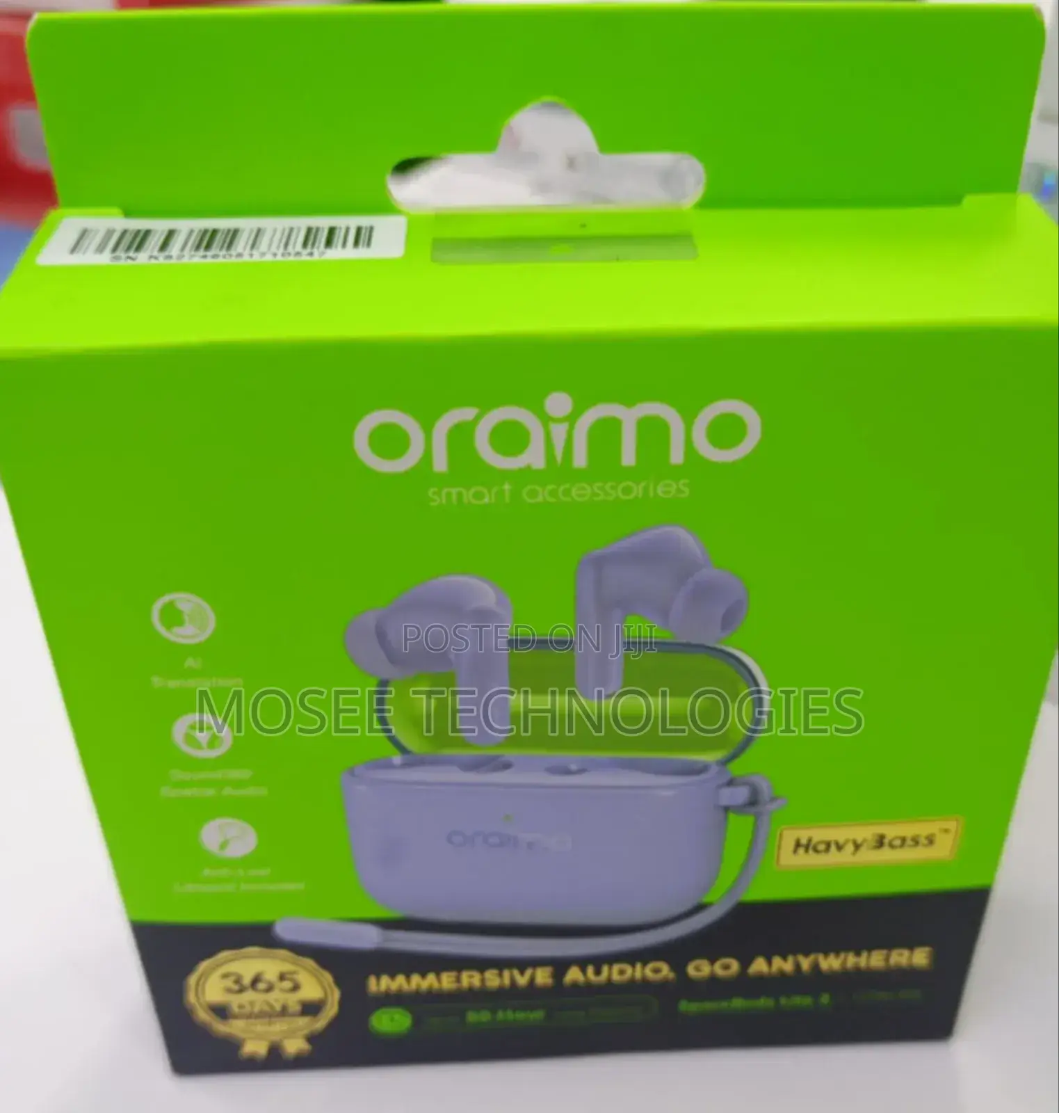 Oraimo SpaceBuds Lite 3 Bluetooth Earbuds With 50-Hour Battery