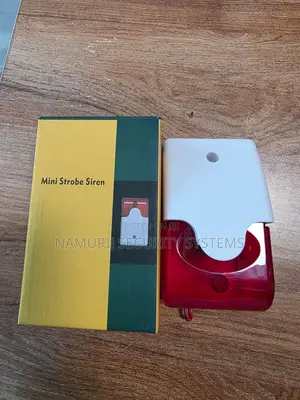 Mini Strobe Siren – Security Alarm Siren With Flashing Light