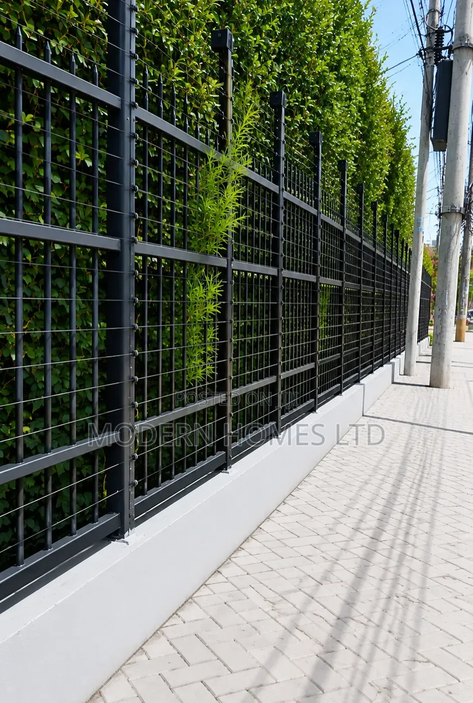 Heavy-Duty Steel Security Fence for Homes & Commercial Property Kenya