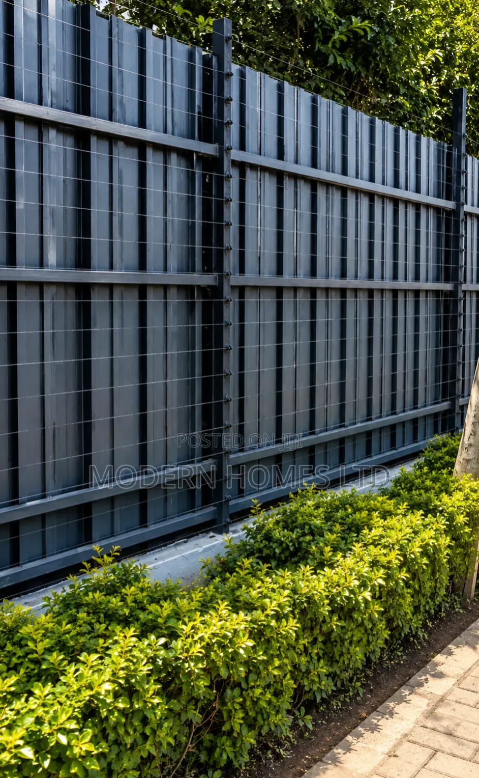Heavy-Duty Steel Security Fence for Homes & Commercial Property Kenya