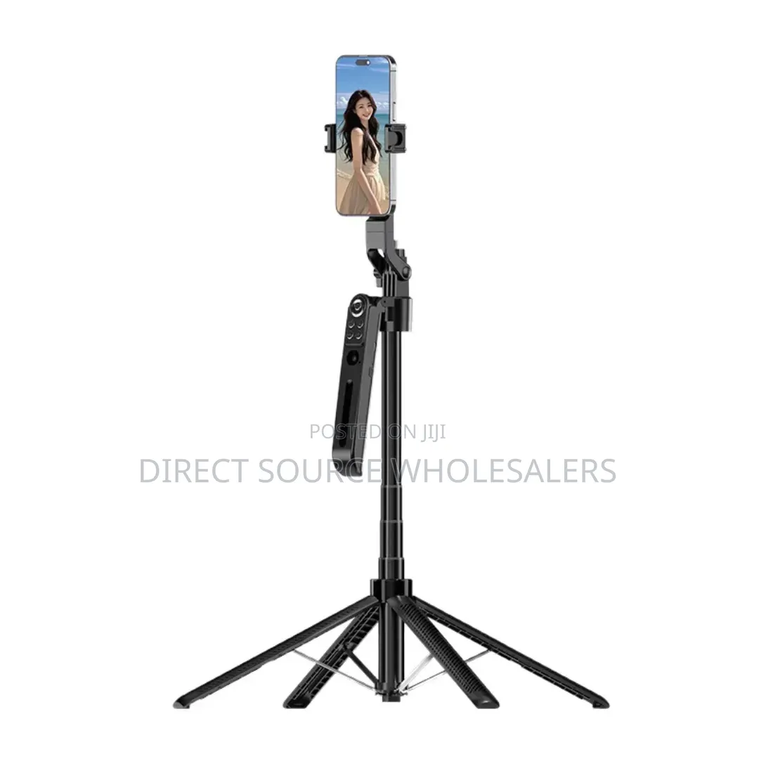 AI Face Tracking Tripod Stand 360° Auto Follow Smartphone