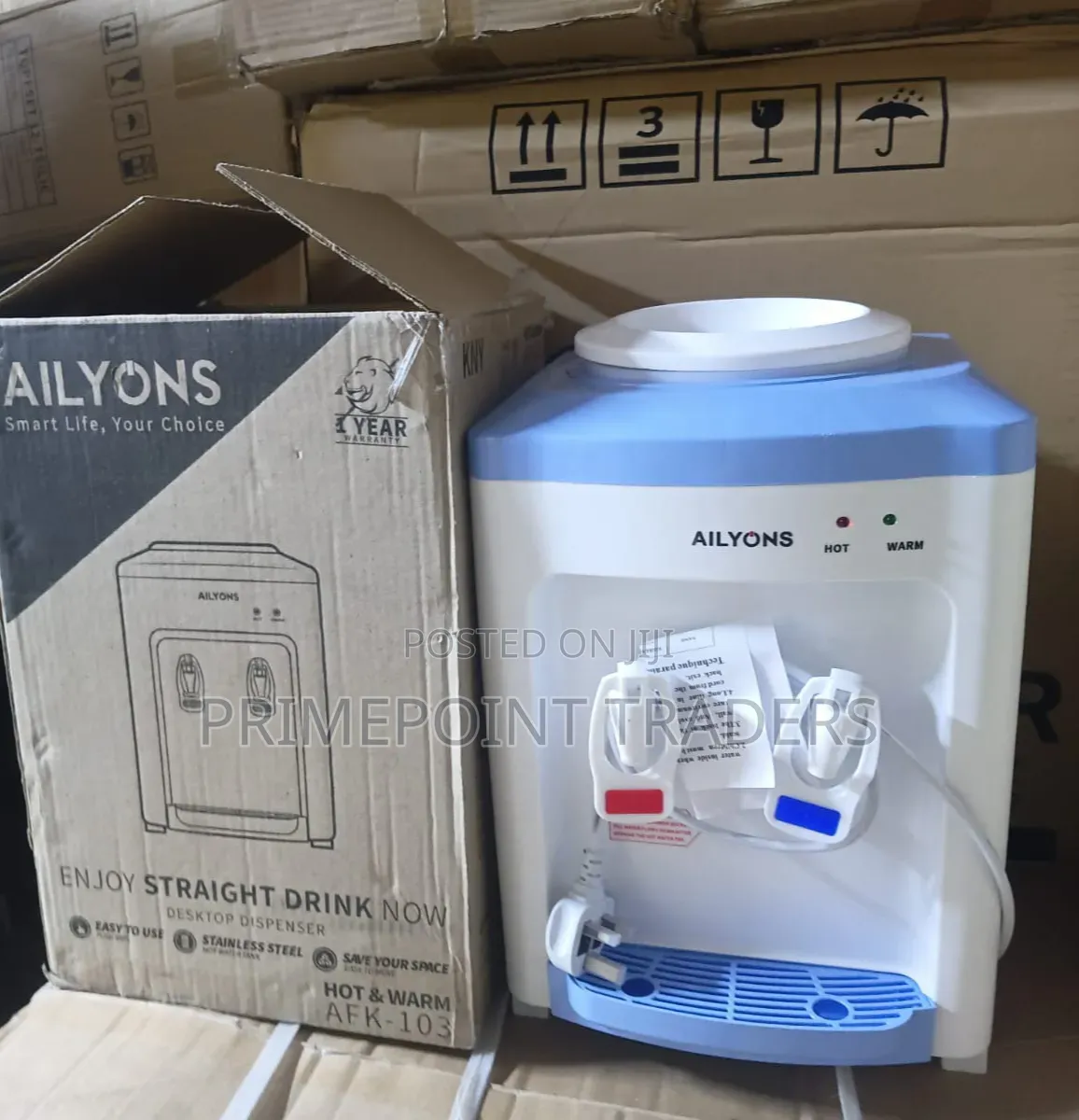 Ailyons Table Top Water Dispenser – Hot & Normal Water