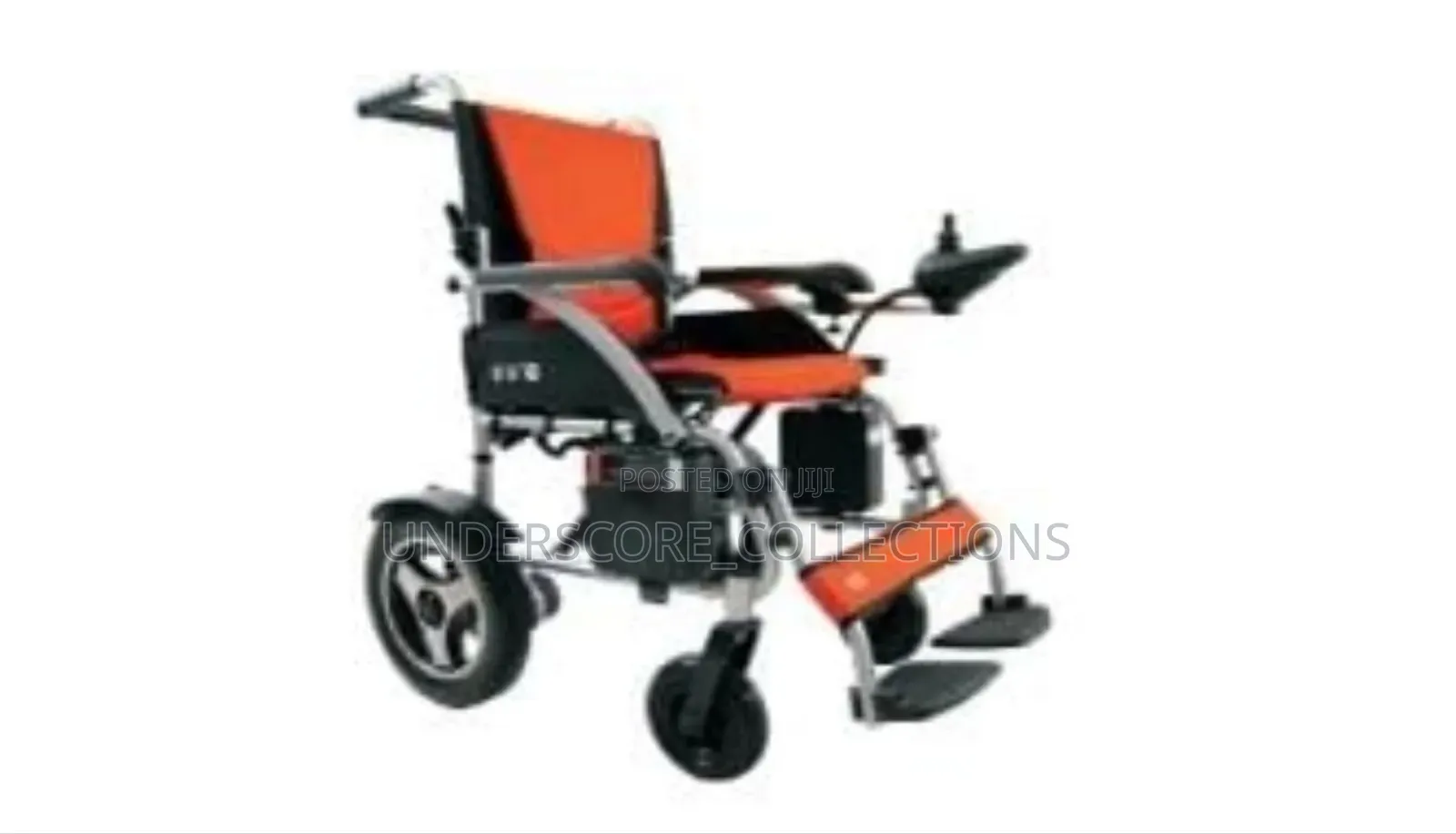Standard Motorized Electric Wheelchair Featuring a Padded Seat