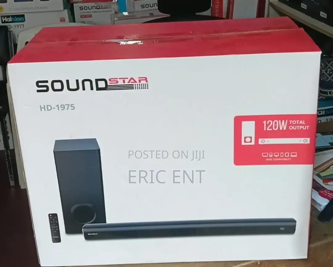 Soundstar Wireless Sound Bar 120W 
Hd-1975
@11500