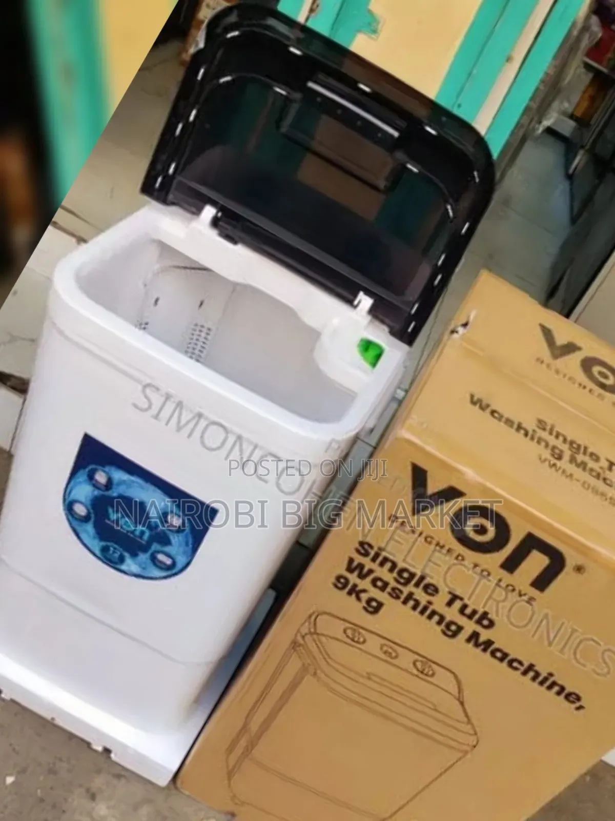 Von Single Tub 9kgs Washing Machine