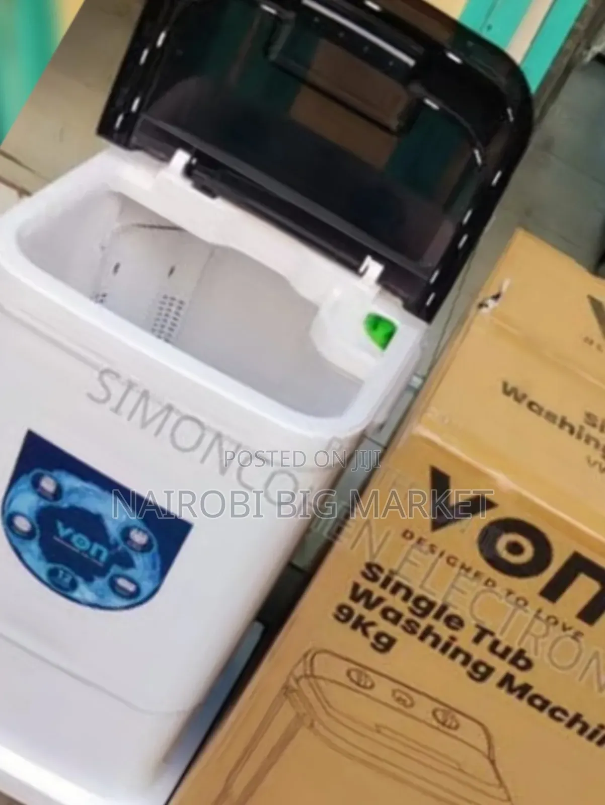 Von Single Tub 9kgs Washing Machine