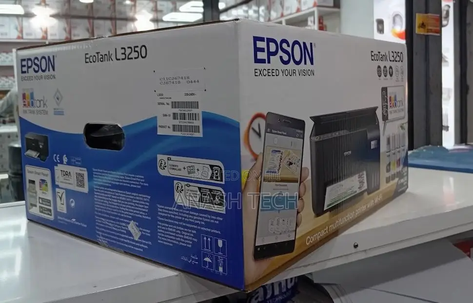 Epson L3250 A4 Ink Tank Printer With Wi-Fi, USB Mobile Printing