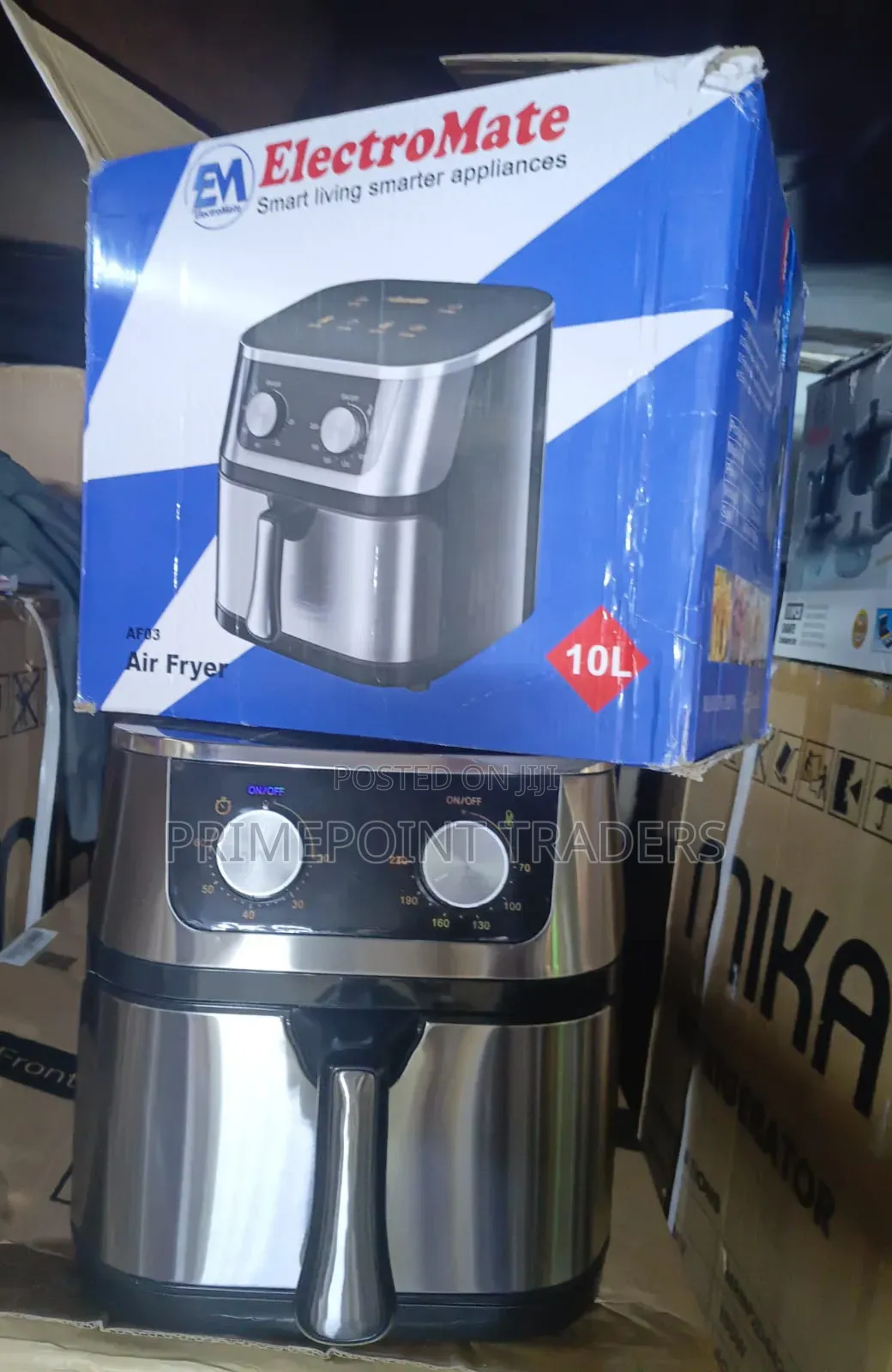 Electromate 10L Air Fryer – Family Size & Versatile
