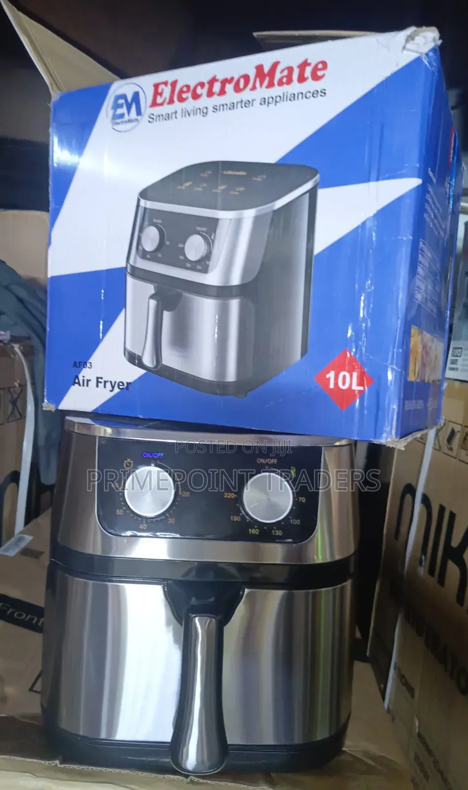 Electromate 10L Air Fryer – Family Size & Versatile