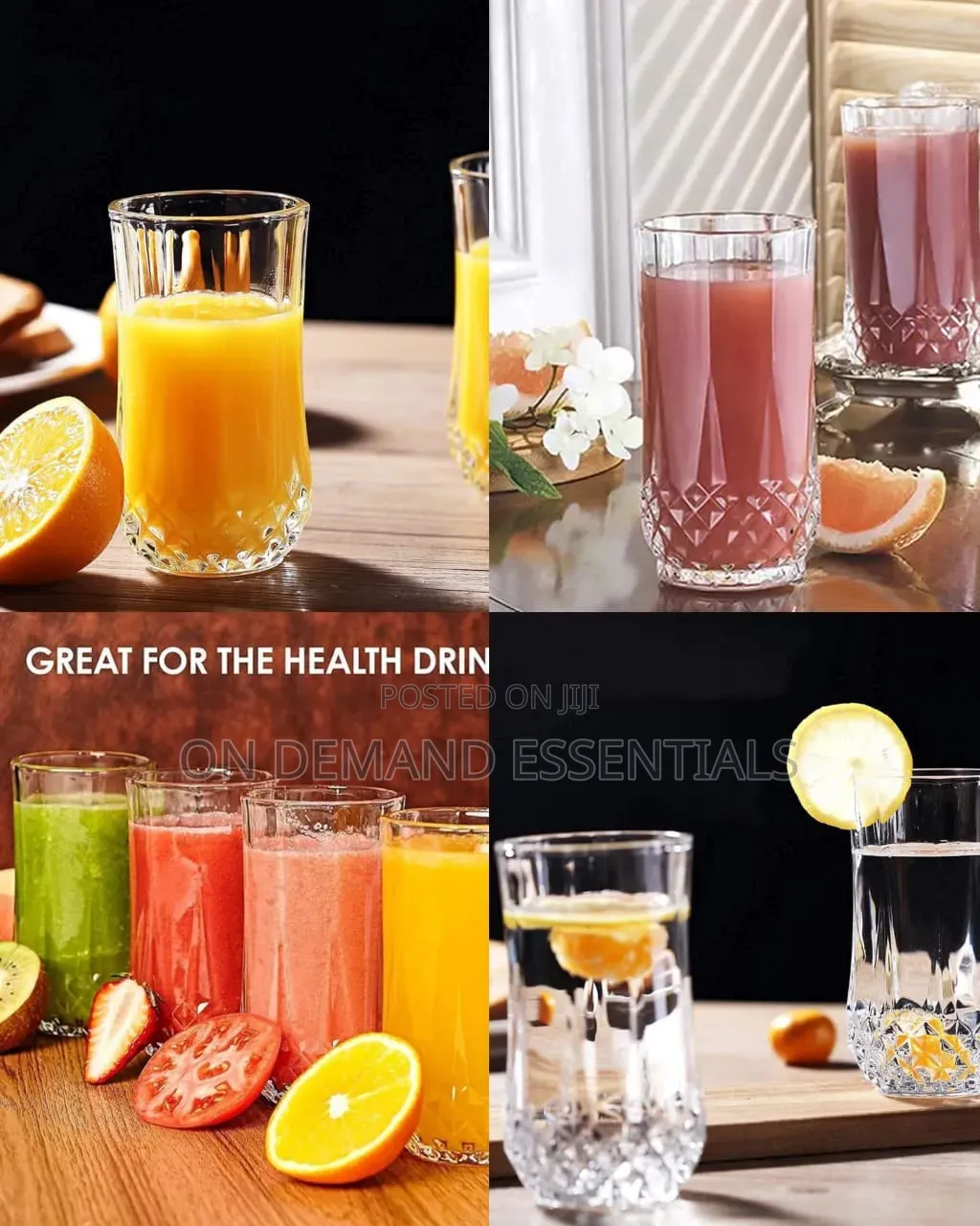 Crystal Tall Glass