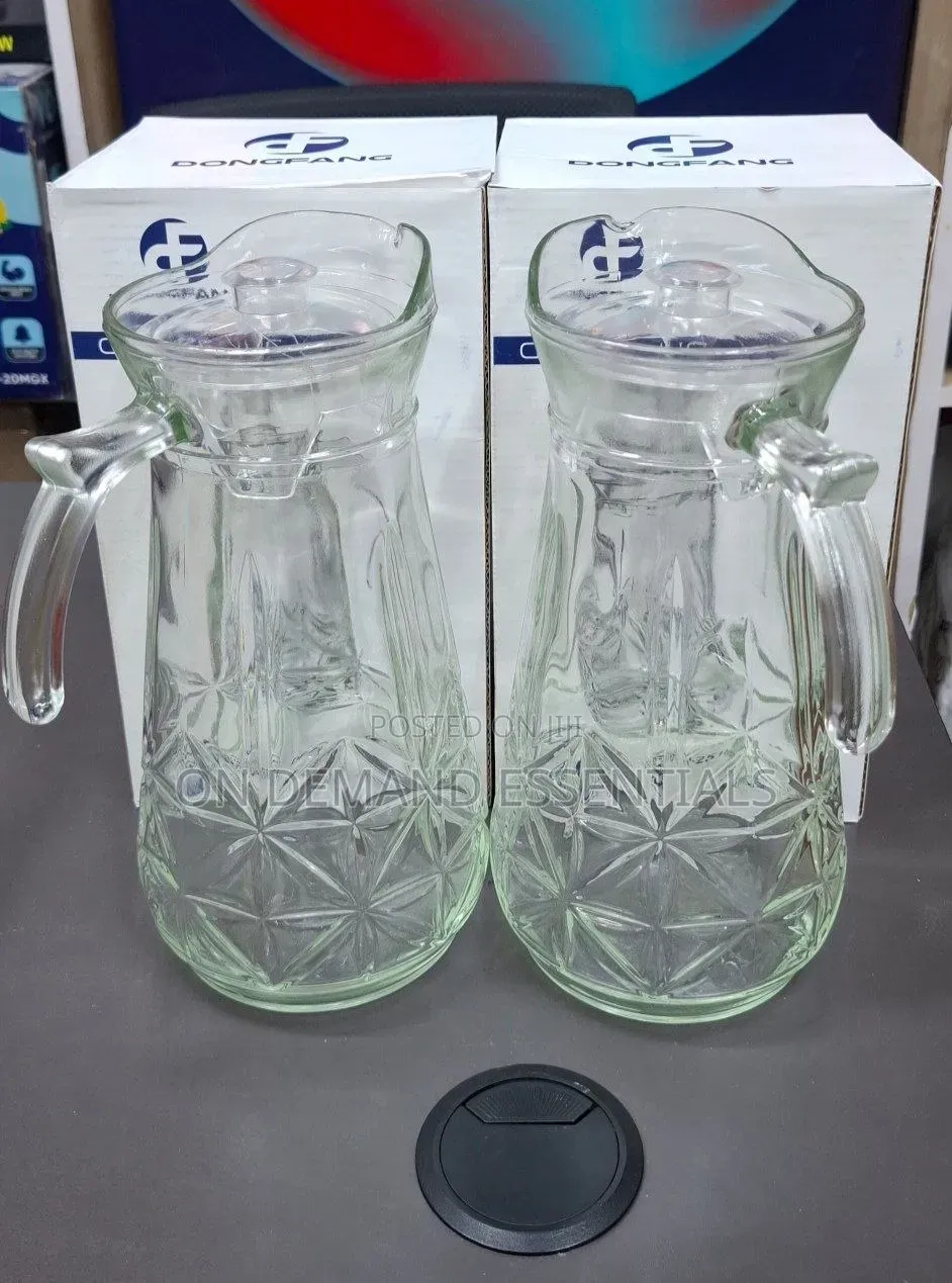 1.8 LTRS Glass Jug Available