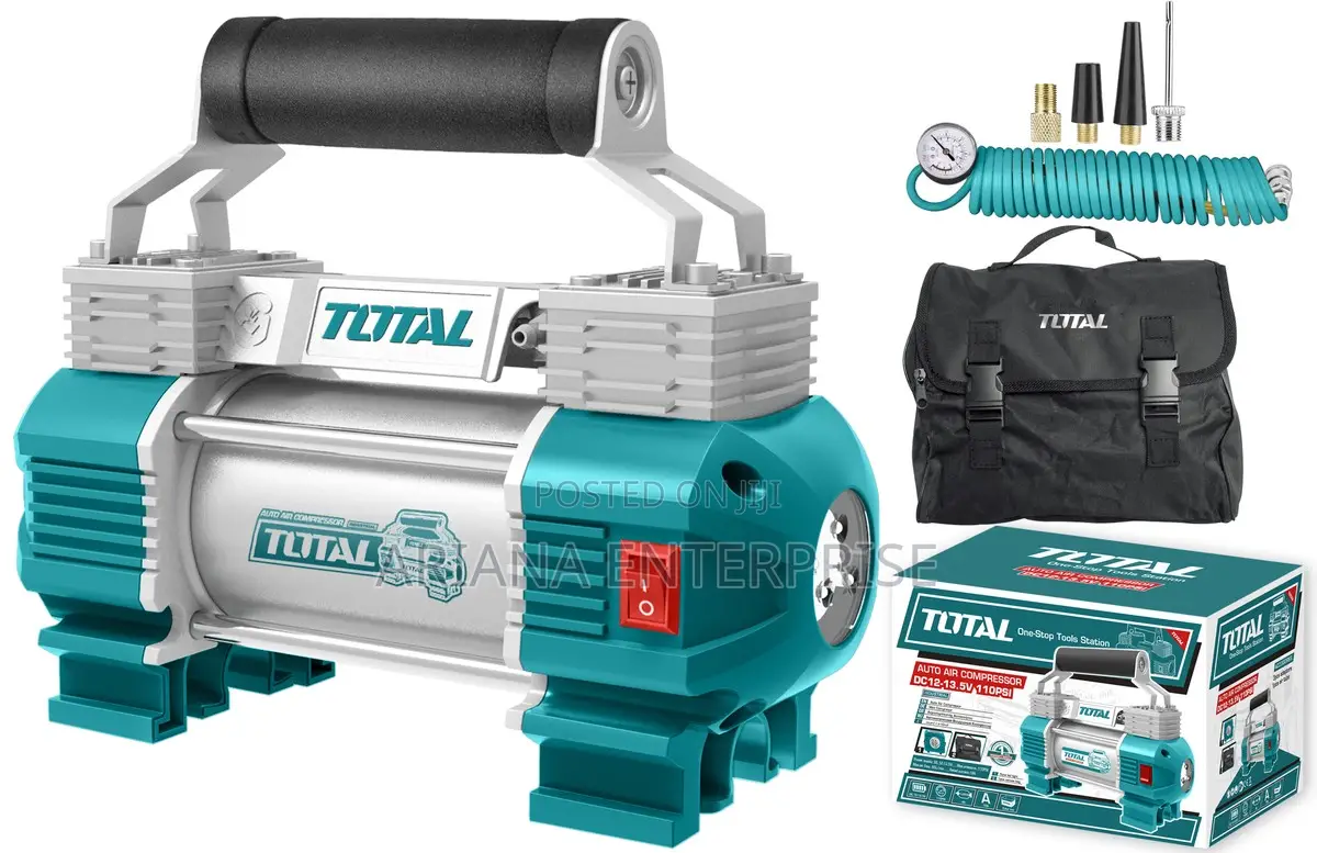 TOTAL AUTO AIR COMPRESSOR WITH LIGHT 12V (TTAC2506)