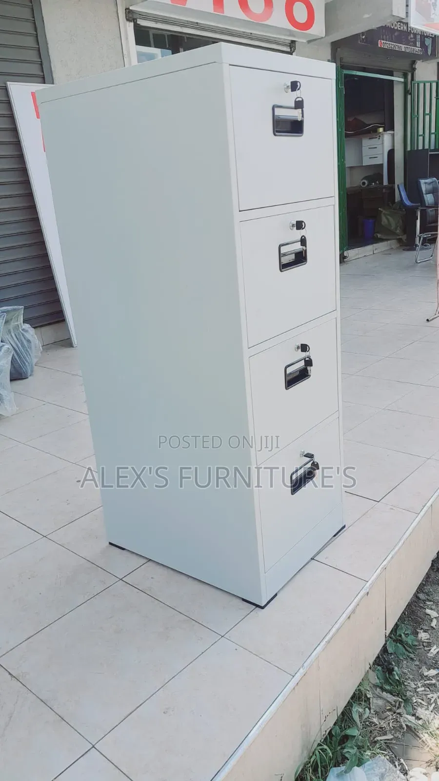 Each Drawer Have 🔑 Office Metallic Cabinet