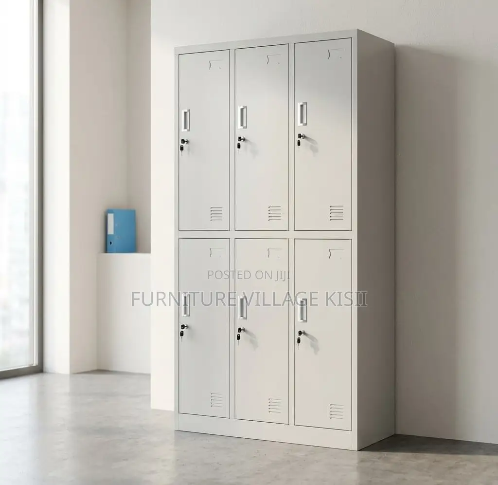 Office Locker; 6-Door Steel Storage Office Cabinet