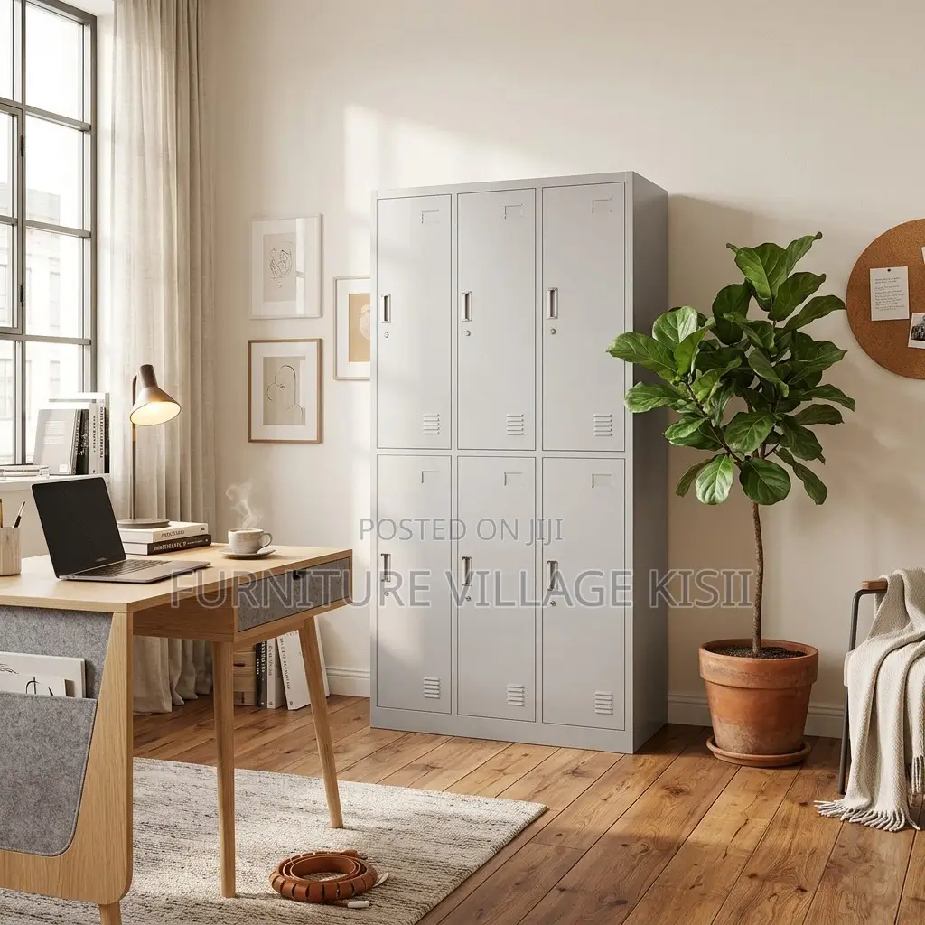 Office Locker; 6-Door Steel Storage Office Cabinet