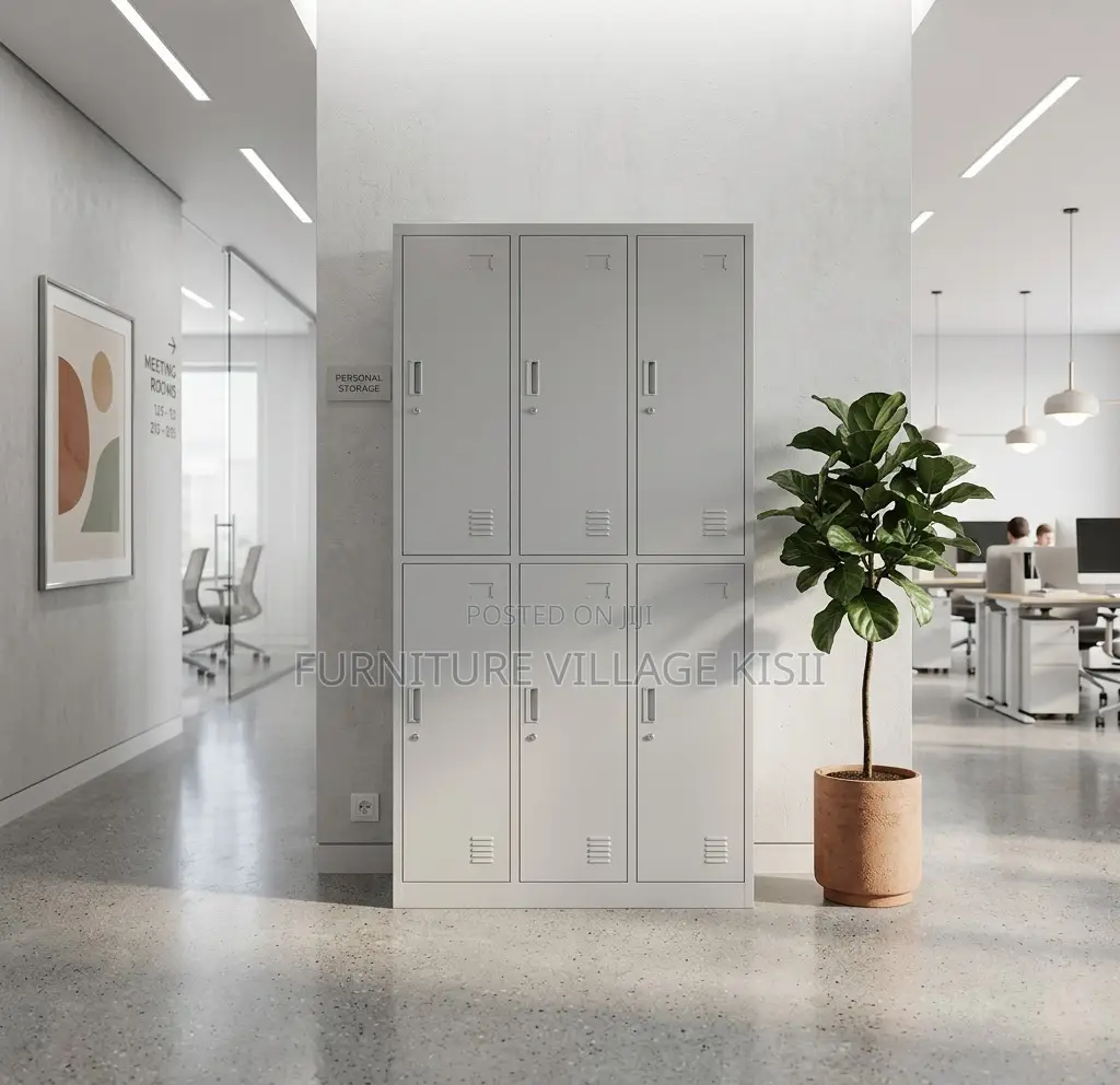 Office Locker; 6-Door Steel Storage Office Cabinet