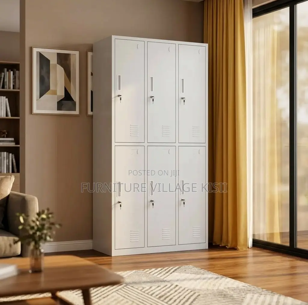 Office Locker; 6-Door Steel Storage Office Cabinet
