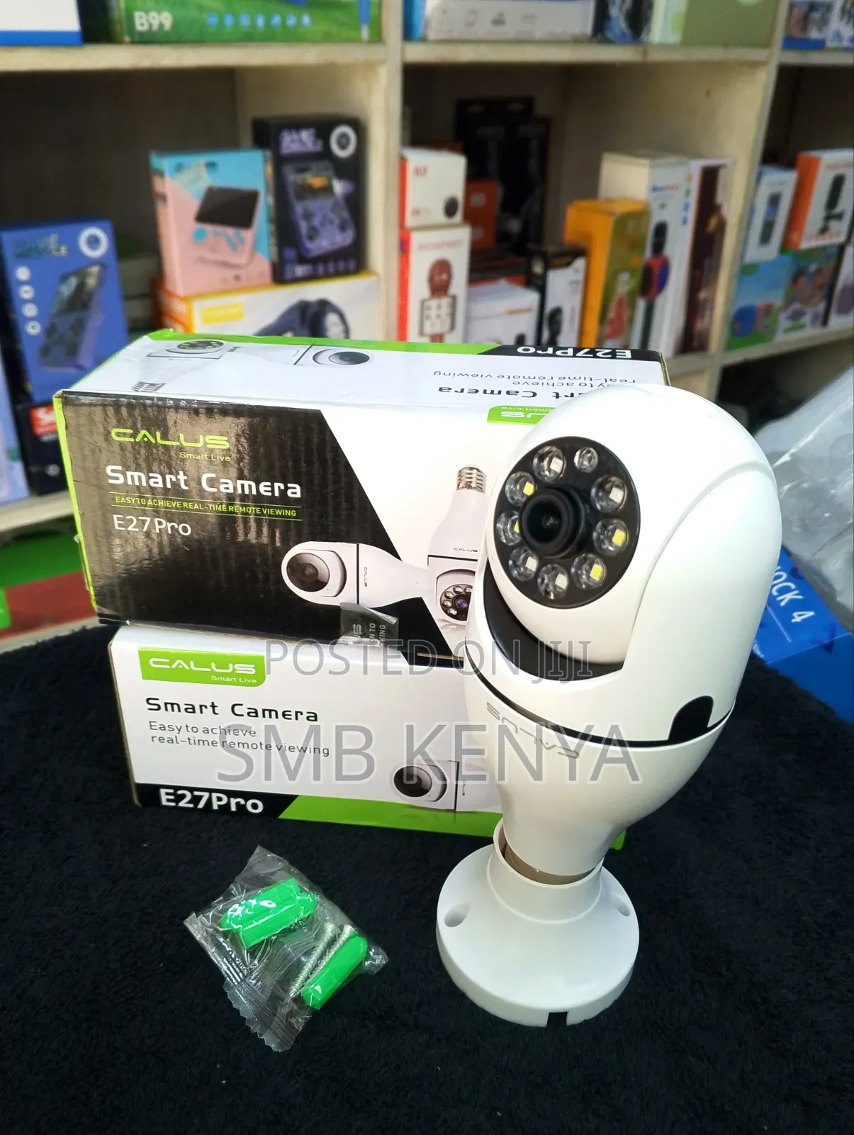 Bulb Camera 1080p Auto Rotating WiFi CCTV