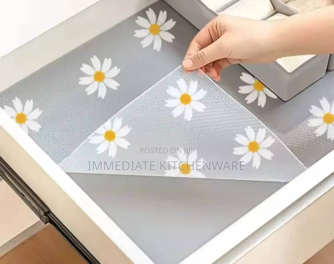 Kitchen Clear Drawer Liners, Oil Proof, Moisture Cupboard Shelf Liner