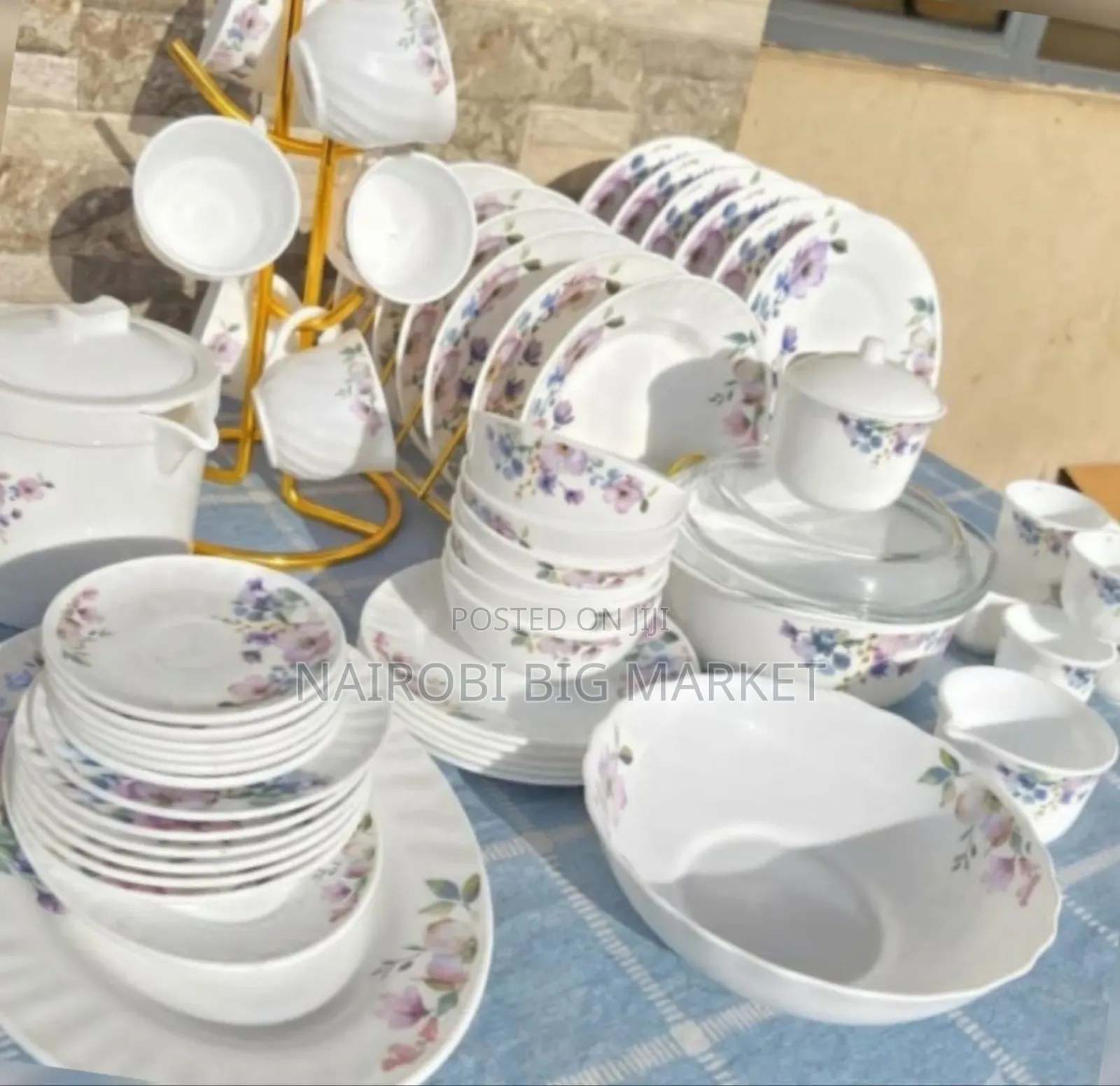 58pcs Floral Dinner Set