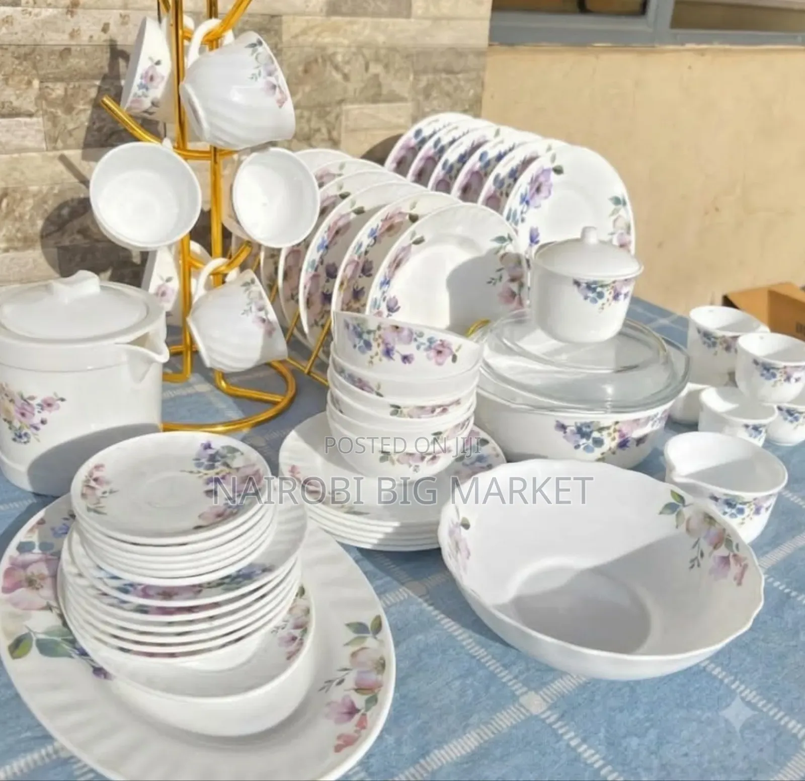 58pcs Floral Dinner Set