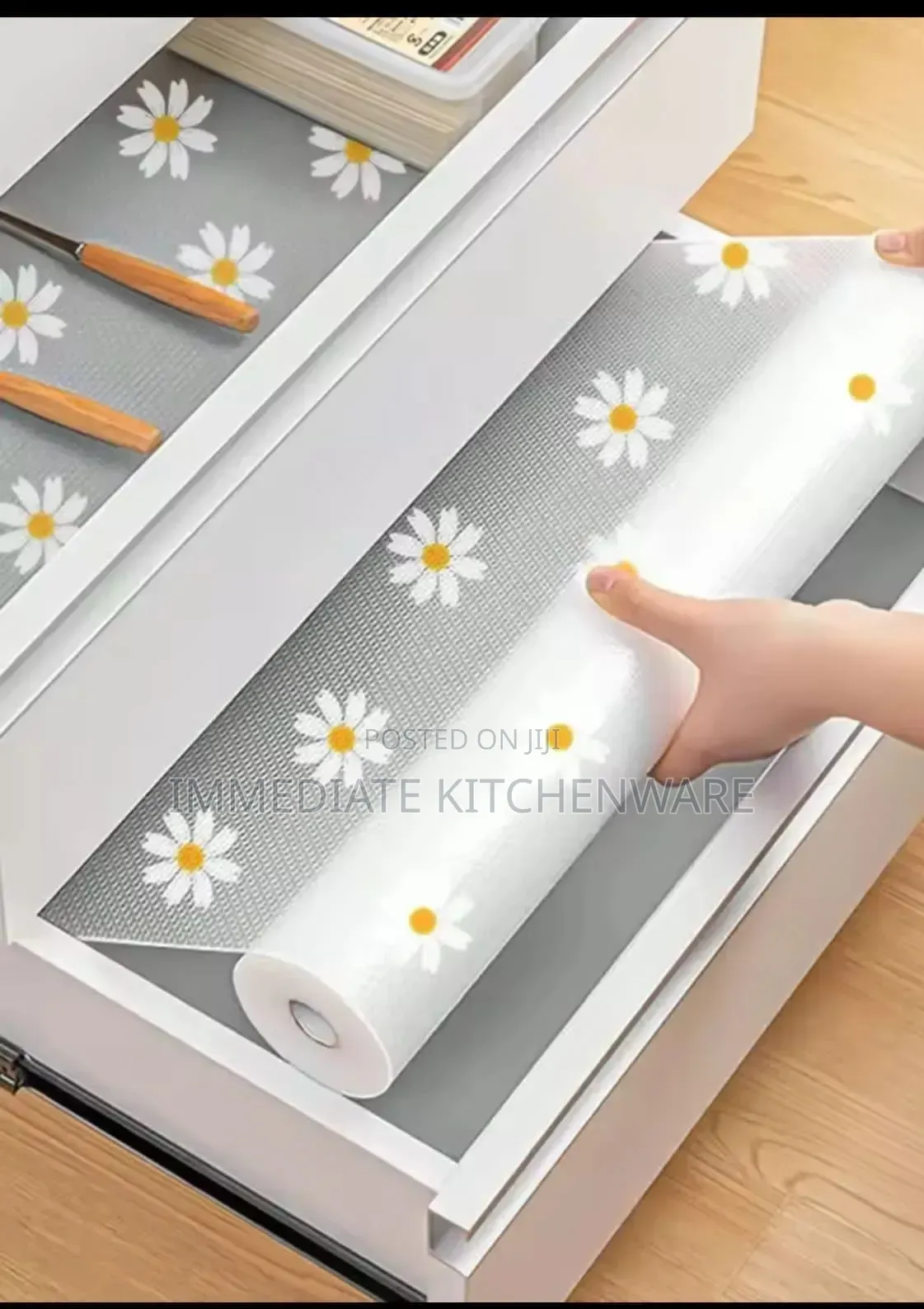 Kitchen Clear Drawer Liners, Oil Proof, Moisture Cupboard Shelf Liner