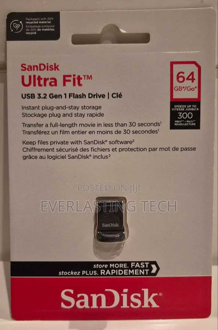 SanDisk Ultra Fit | 64GB USB 3.2 Flash Drive