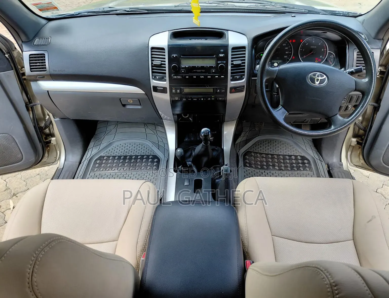 Toyota Land Cruiser Prado 2003 Gold