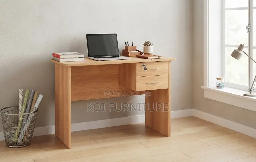 Office Desk; Brown 1200mm Home Office Clerical Studies Tables
