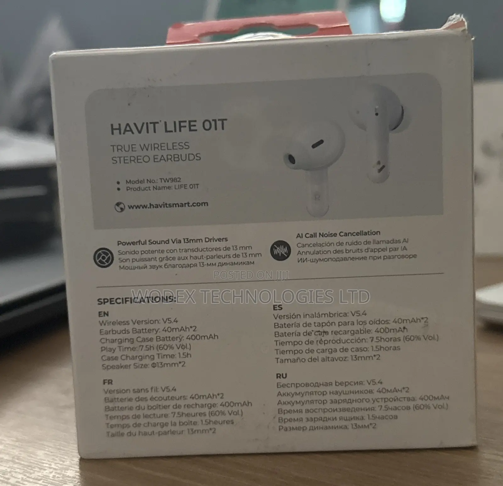 Havit Life 01T (TW982) True Wireless Stereo Earbuds