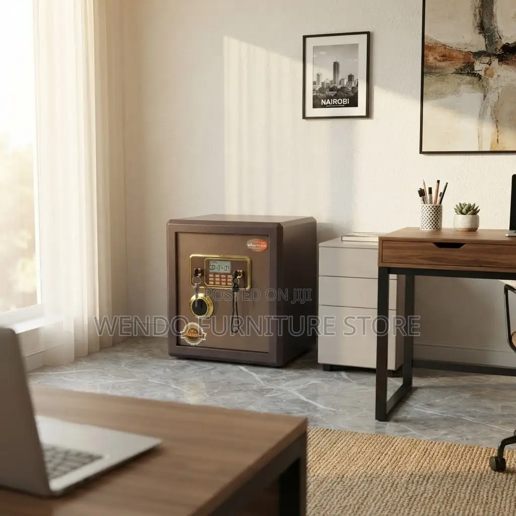 Office Safe; Golden 48Kgs Metallic Security Home Offices Safes