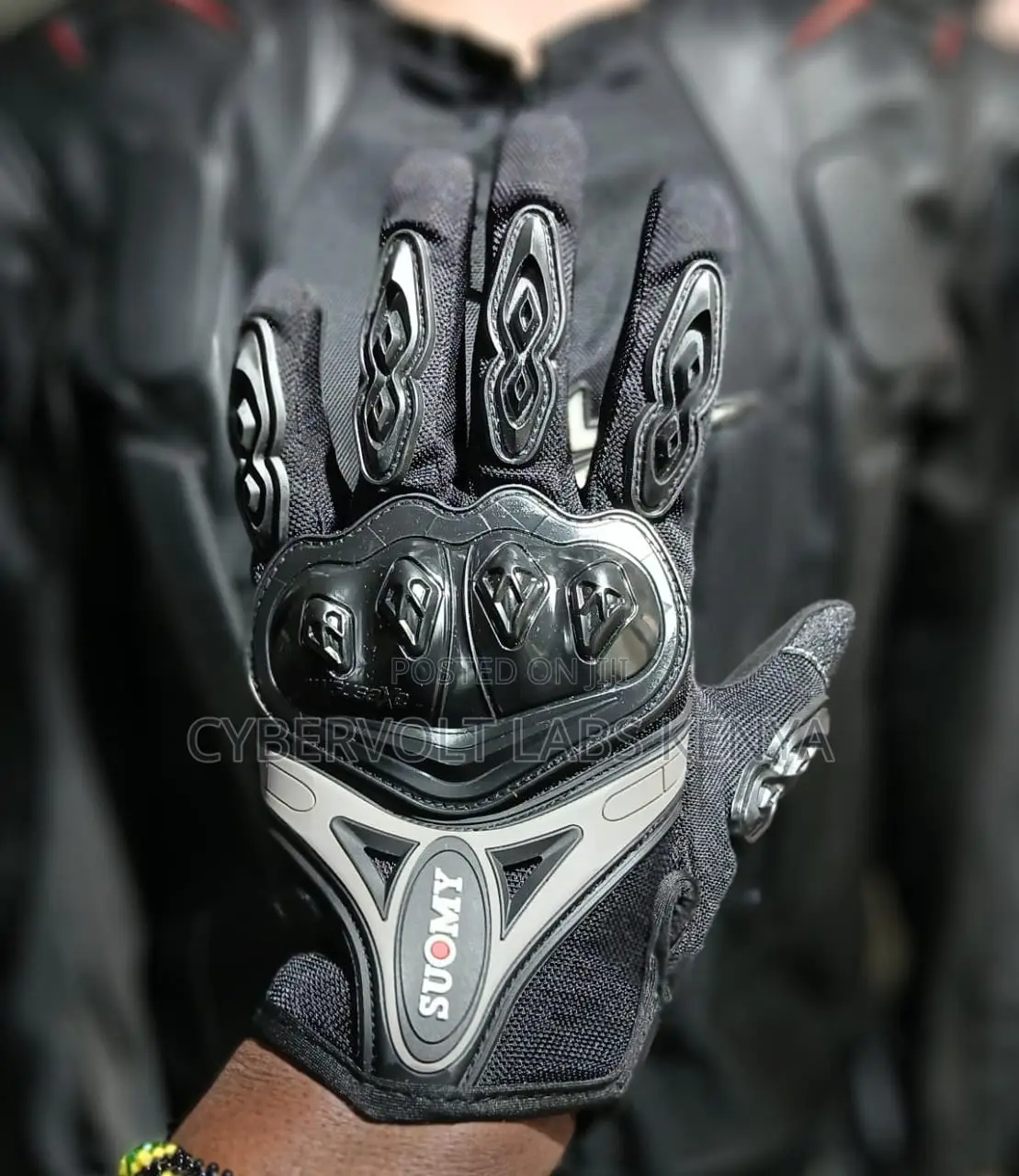 Suomy Full Finger Motorcycle Riding Gloves With Touchscreen
