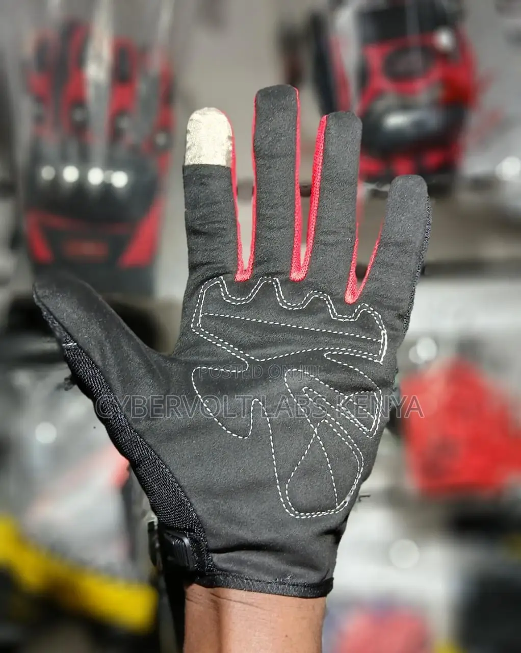 Suomy Full Finger Motorcycle Riding Gloves With Touchscreen