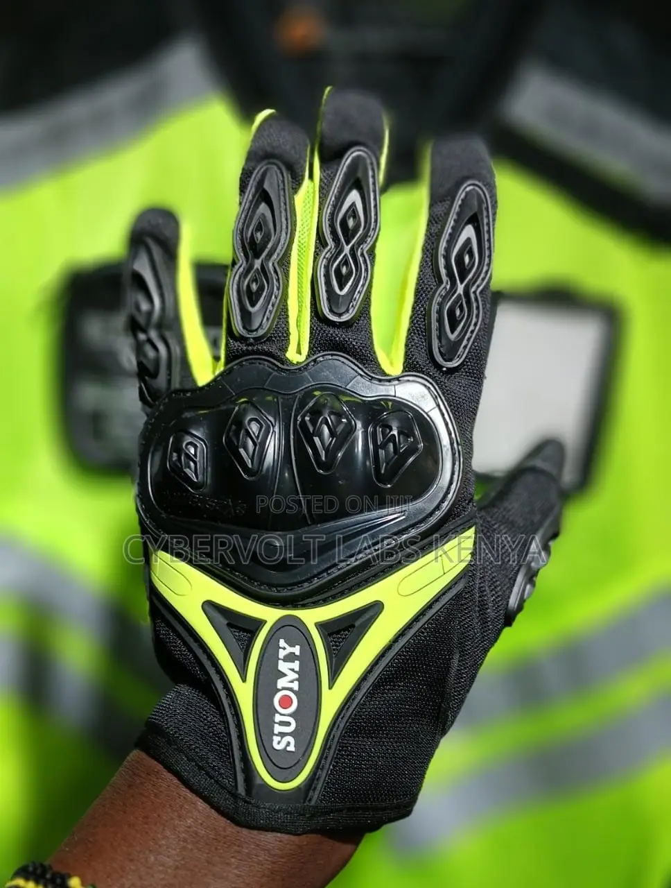 Suomy Full Finger Motorcycle Riding Gloves With Touchscreen